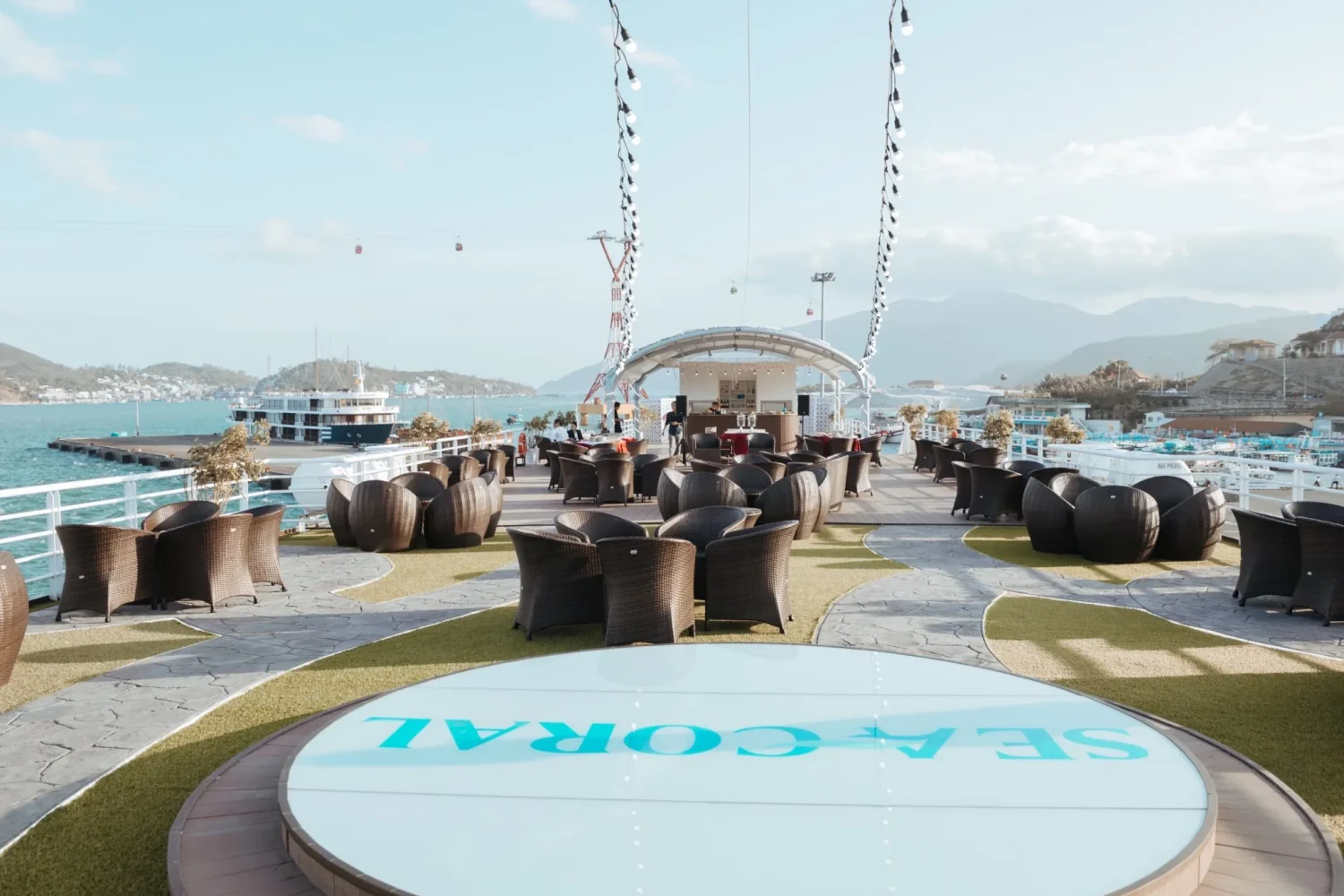 nha trang bay onboard sea coral vela vietnam travel