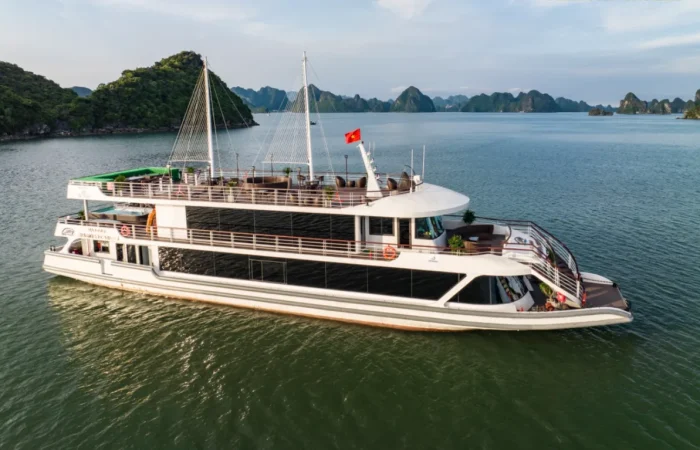 halong bay 5 star cruise vela vietnam travel