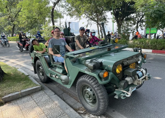 Hanoi Jeep Street Food Tour vela vietnam travel--