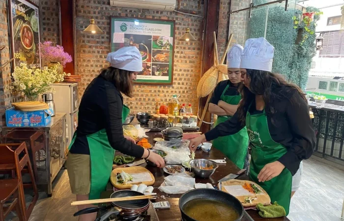 best cooking class hanoi vela vietnam travel